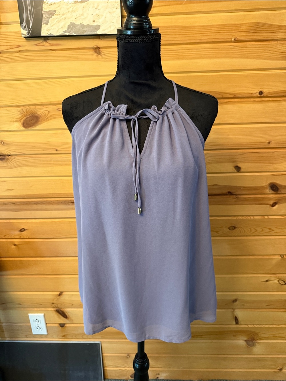 Naked Zebra Lavender Halter Neck Camisole